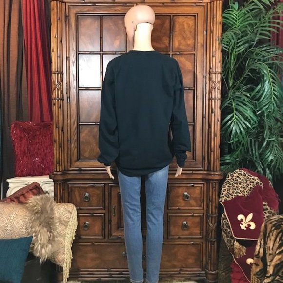 NWOT 'RECOGNIZE THIS' Black Long Sleeve Preshrunk 100% Cotton Tee - Picture 6 of 9